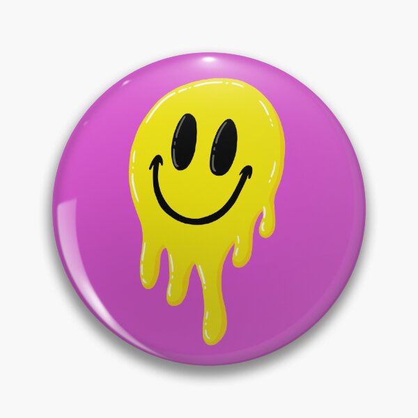 Item preview, Classic Tripping Symbol - Melting Happy Face designed and sold by monkeysoup.