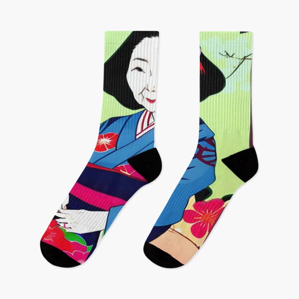 Item preview, Versatile Beauty: An Elderly Japanese Woman in Ukiyo-e Style designed and sold by masabo.