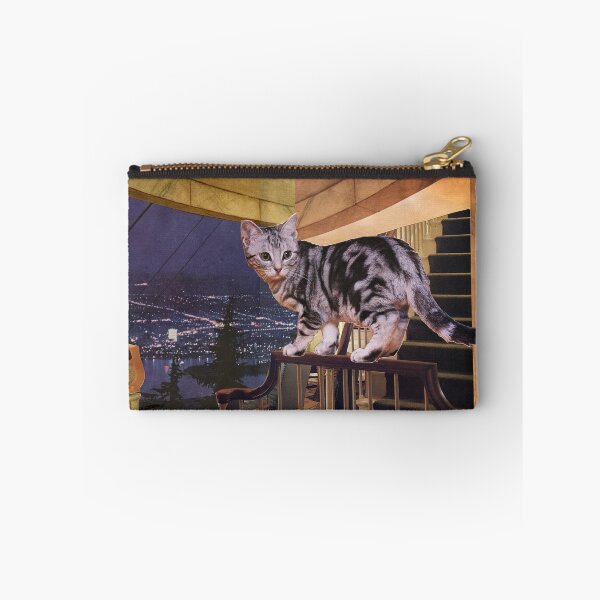 Item preview, Aquarius StarCat - Zodiac Astrology Collage designed and sold by Tracy Jager.