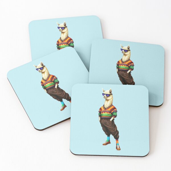 Item preview, Hipster Llama V2 designed and sold by HipsterAnimals.