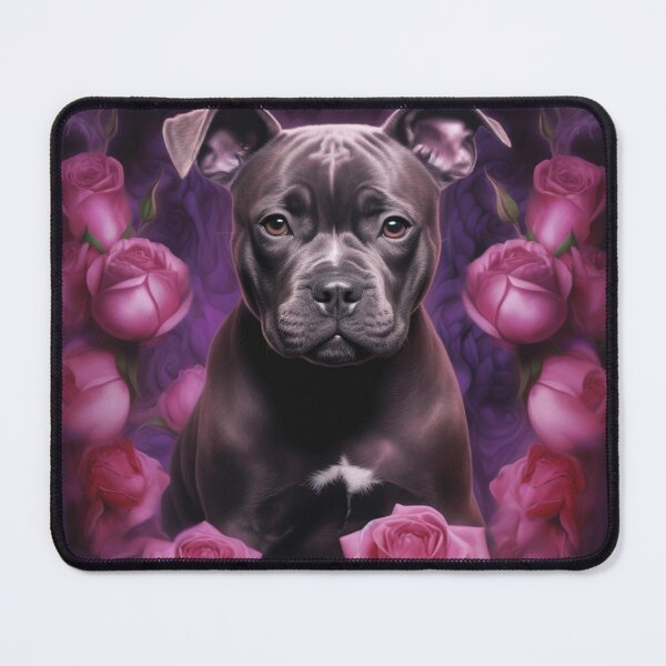 Item preview, Staffy And Roses designed and sold by Nocturne Paws.