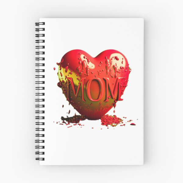Item preview, melting-heart-for-mother's-day-golden-shine-Love-You-MOM designed and sold by TopmostPhotos.