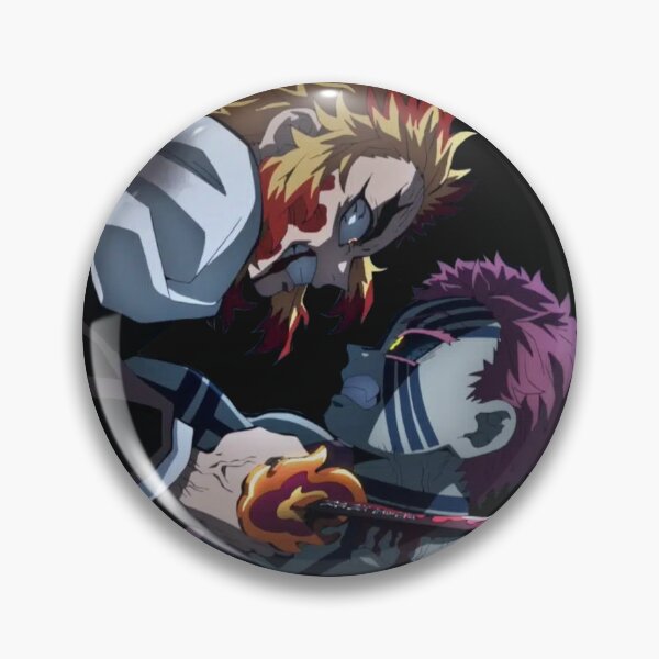 Kyojuro Rengoku Akaza Versus fantasy discount Enamel Pin