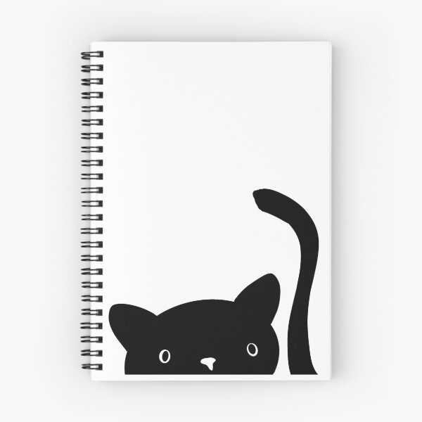 Item preview, Peeping Black Cat designed and sold by Scarlett Miller.
