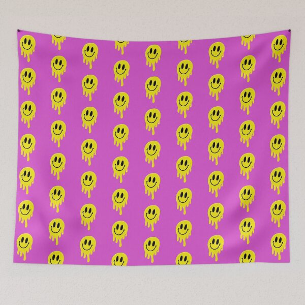 Item preview, Classic Tripping Symbol - Melting Happy Face designed and sold by monkeysoup.