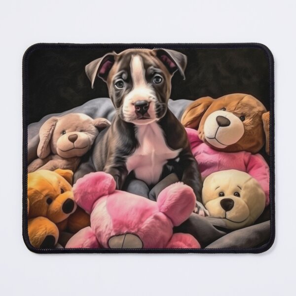 Item preview, Staffy And Toys designed and sold by Nocturne Paws.