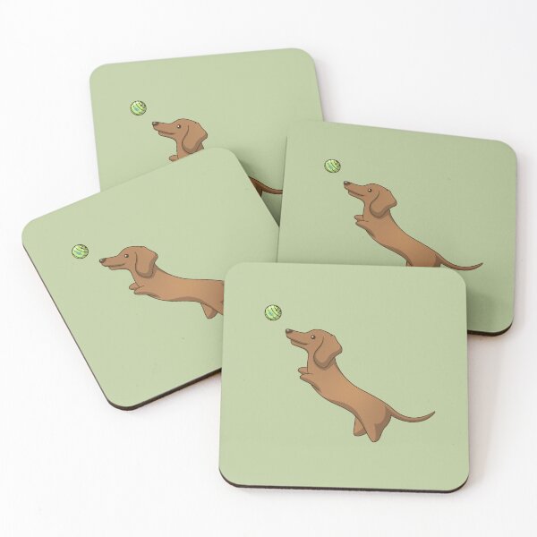Item preview, Red the Dachshund designed and sold by Kyna Arts.