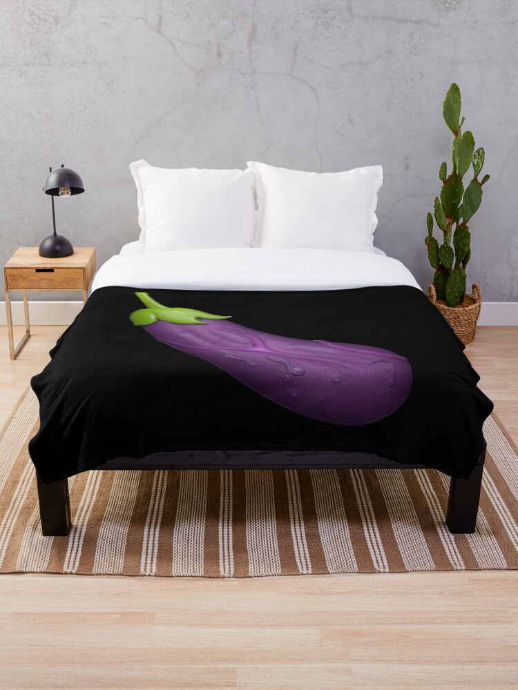 Eggplant discount throw blanket