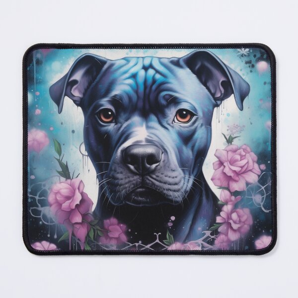 Item preview, Staffy Portrait designed and sold by Nocturne Paws.