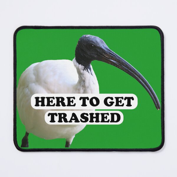 Item preview, Here to get trashed designed and sold by Guilded Reflections.