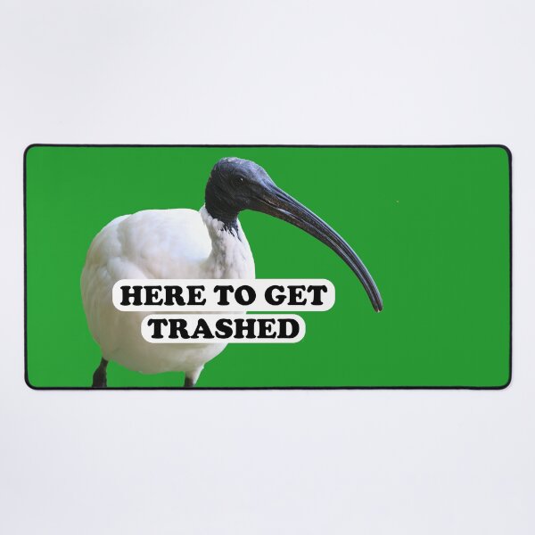 Item preview, Here to get trashed designed and sold by Guilded Reflections.