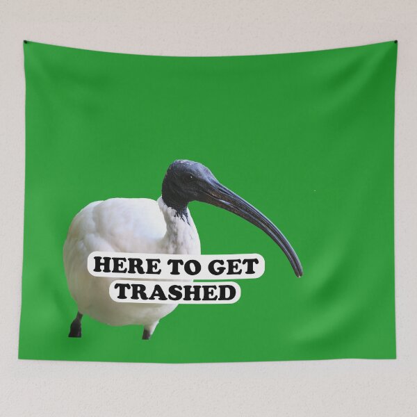 Item preview, Here to get trashed designed and sold by Guilded Reflections.