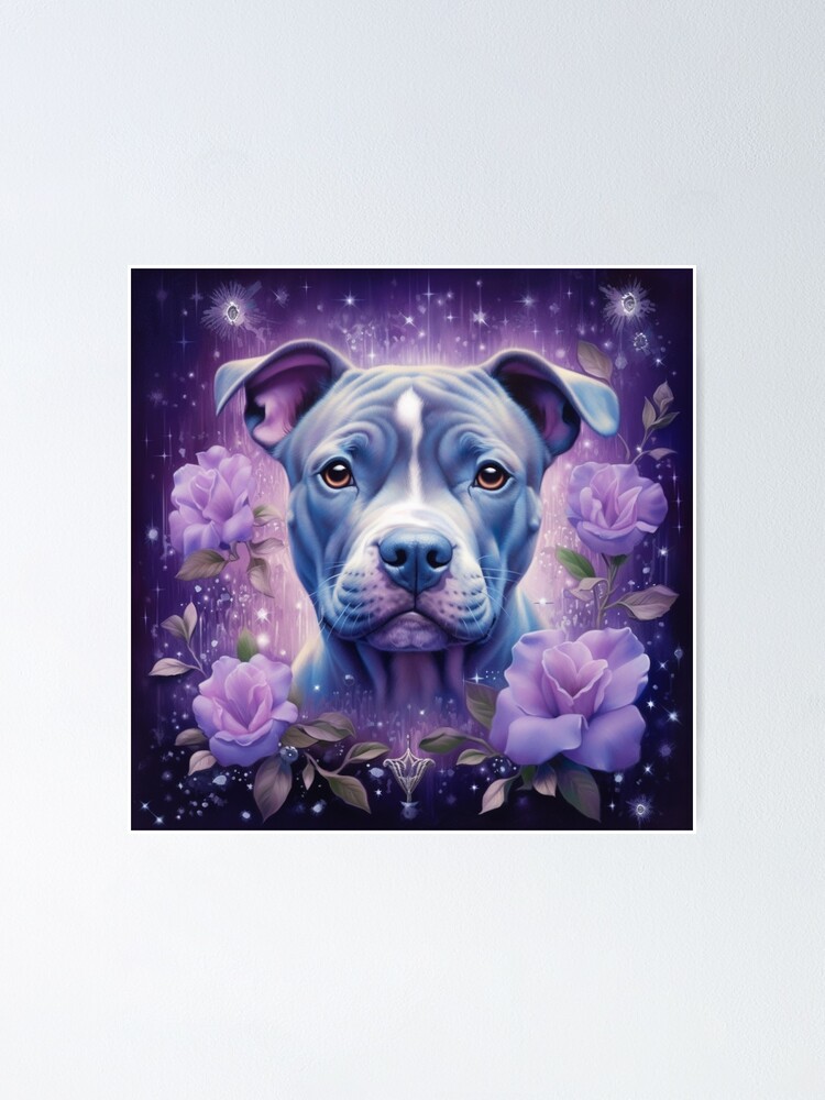 Purple shops staffy