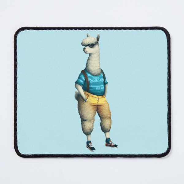 Item preview, Hipster Llama V3 designed and sold by HipsterAnimals.