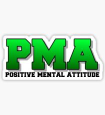 PMA - Positive Mental Attitude - Jacksepticeye - Font 3 Sticker