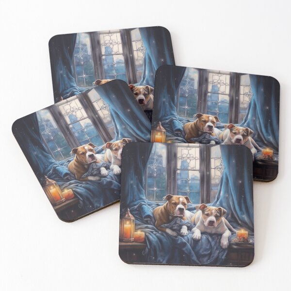 Item preview, Staffies Relaxing designed and sold by Nocturne  Paws.