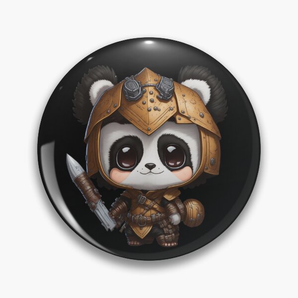 Item preview, Cute Pandalorian Panda Digital Chibi  Art designed and sold by ChibiArtline.