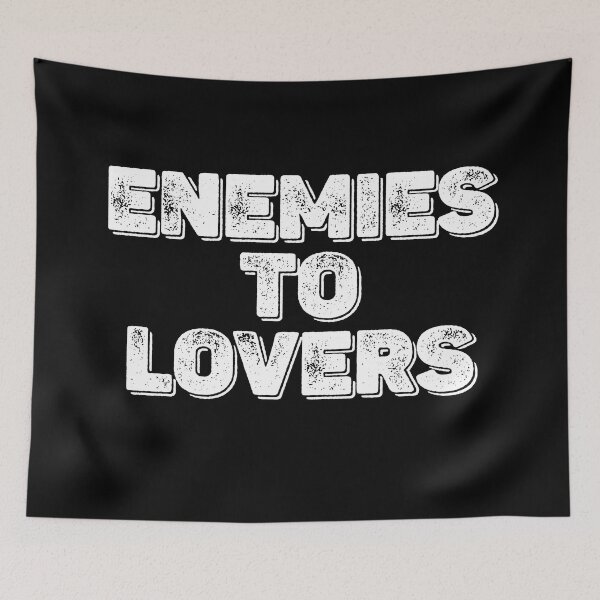 Item preview, Enemies to Lovers Grunge Stencil Style designed and sold by FandomPlanet.