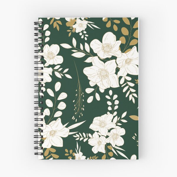 Item preview, Pine and Gold minimal floral seamless pattern designed and sold by Ladies-Boutique.