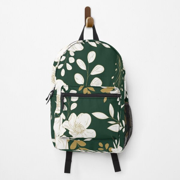 Item preview, Pine and Gold minimal floral seamless pattern designed and sold by Ladies-Boutique.