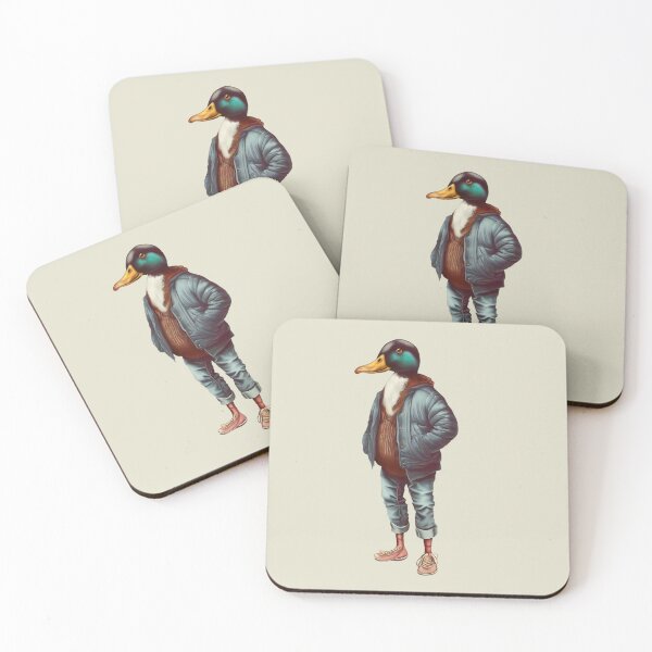 Item preview, Hipster Duck V1 designed and sold by HipsterAnimals.
