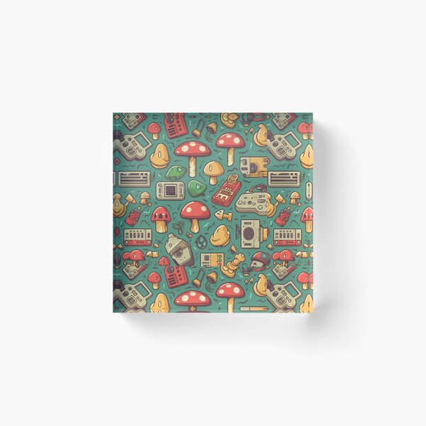 Item preview, Pixel Power: A Video Game Item Pattern designed and sold by RobotBadGuy0.