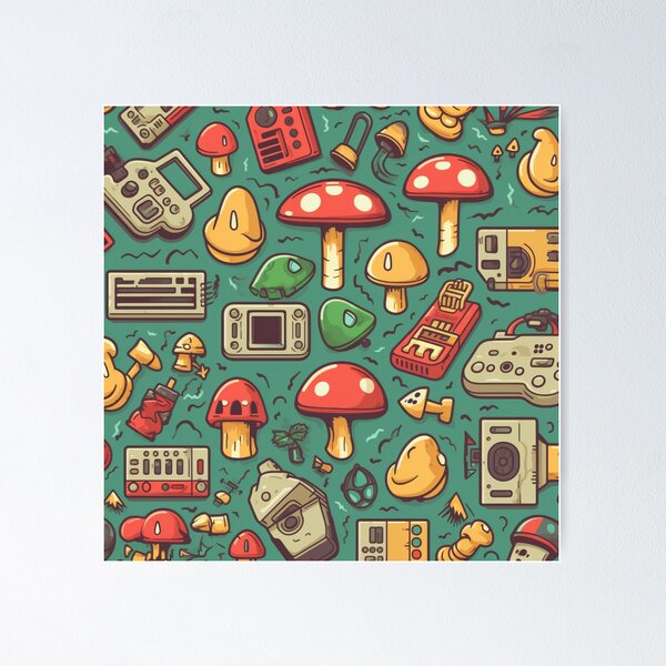Item preview, Pixel Power: A Video Game Item Pattern designed and sold by RobotBadGuy0.