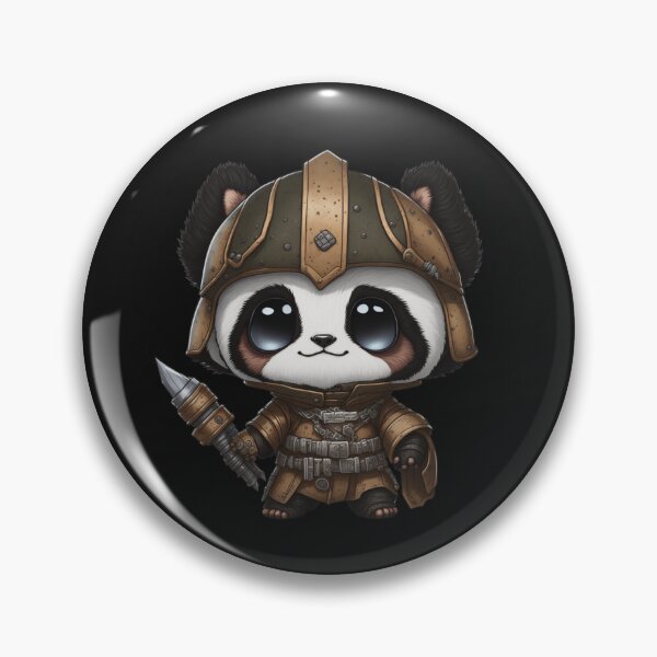 Item preview, Cute Pandalorian Panda Digital Chibi  Art designed and sold by ChibiArtline.
