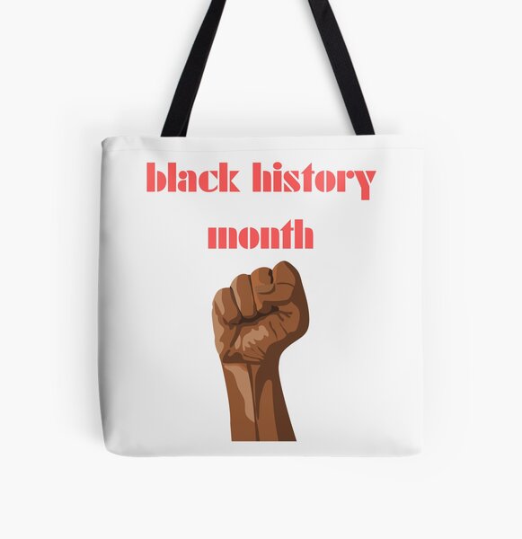 Black History Month Tote Bag Abcs of Black History Famous 