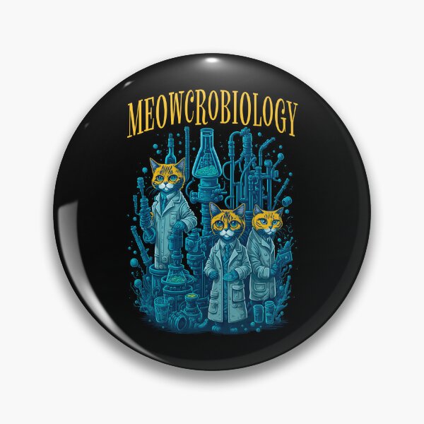 Item preview, Meowcrobiology Cat Meow Microbiology Science Bacteriology designed and sold by GrandeDuc.