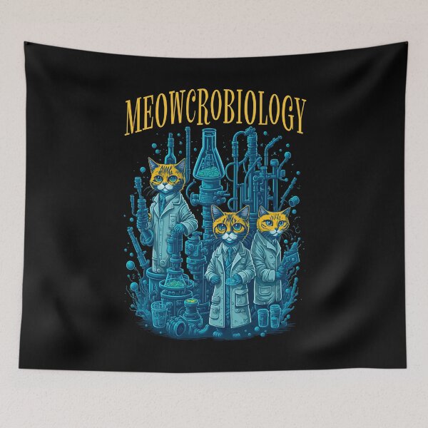 Item preview, Meowcrobiology Cat Meow Microbiology Science Bacteriology designed and sold by GrandeDuc.