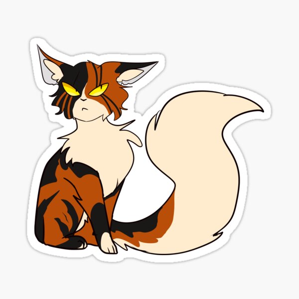 Stickers Warrior Cats Villains Tigerstar Scourge Mapleshade Ashfur  Hawkfrost Glossy