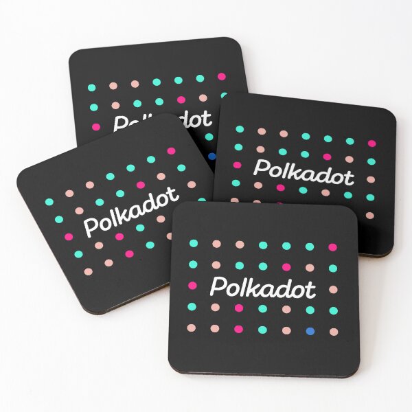 Artikelvorschau, Polkadot DOT Crypto Altcoin - Buntes lustiges Punktmuster entworfen und verkauft von CryptoMoods.