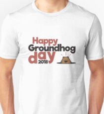 Happy Groundhog day gift Unisex T-Shirt