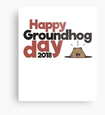 Happy Groundhog day gift Metal Print