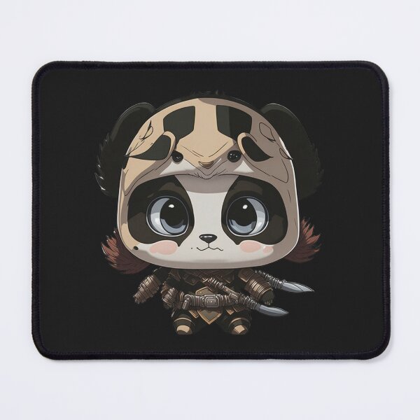 Item preview, Cute Pandalorian Panda Digital Chibi Art designed and sold by ChibiArtline.