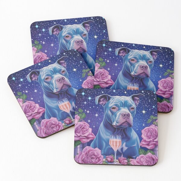 Item preview, Blue Pit Bull Celebration designed and sold by Nocturne  Paws.
