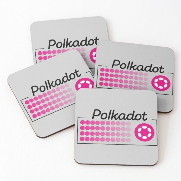 Item preview, Polkadot DOT Crypto Altcoin - Fading Pink Dots designed and sold by CryptoMoods.