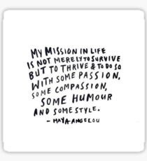 Life Quote 1 Sticker