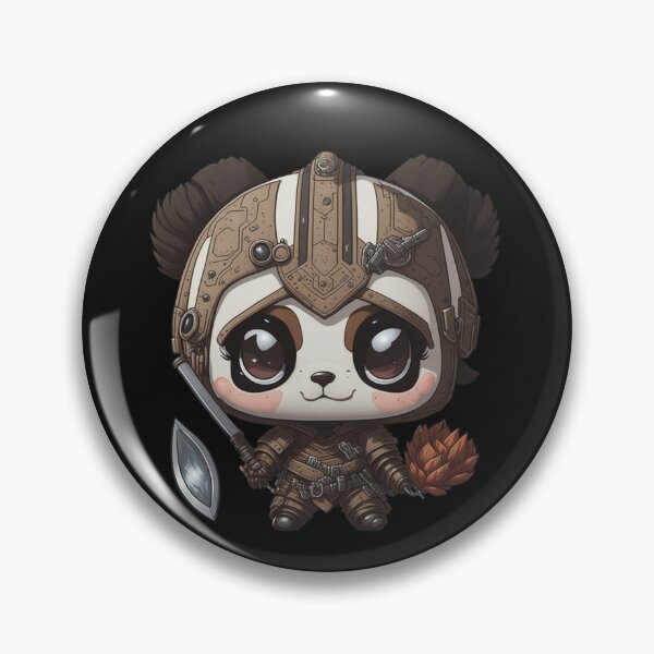 Item preview, Cute Pandalorian Panda Digital Chibi  Art designed and sold by ChibiArtline.