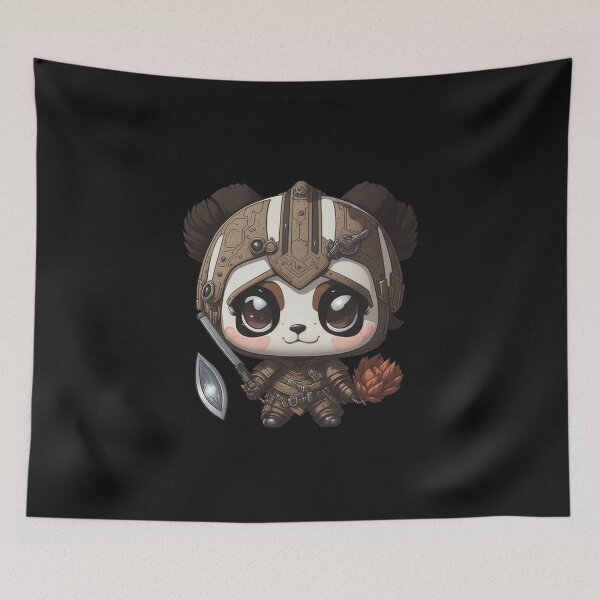 Item preview, Cute Pandalorian Panda Digital Chibi  Art designed and sold by ChibiArtline.