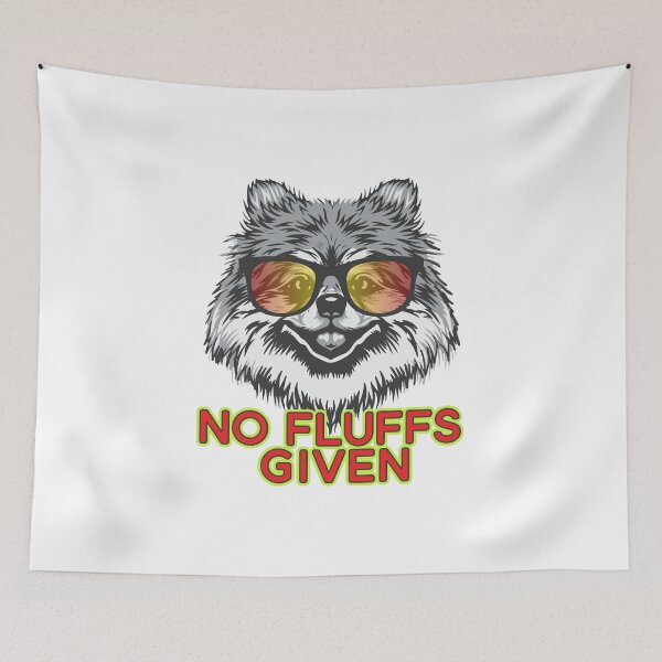 Item preview, No fluffs given dog dogs puppy sunglasses cut and funny design designed and sold by tronictees.