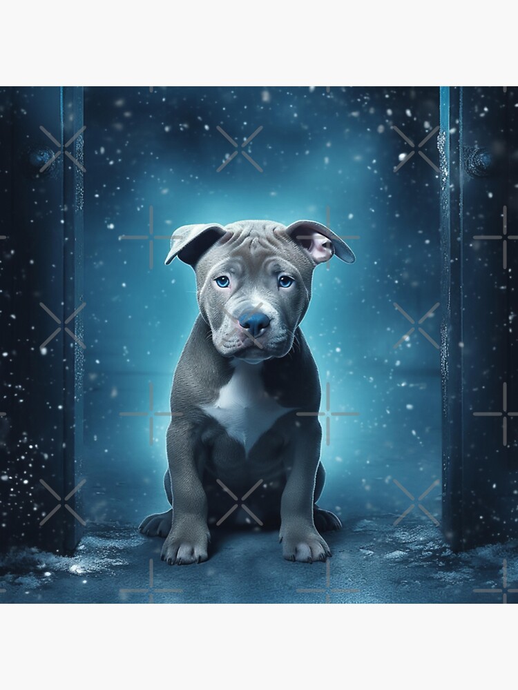 pitbulls nariz azul borde de la navaja