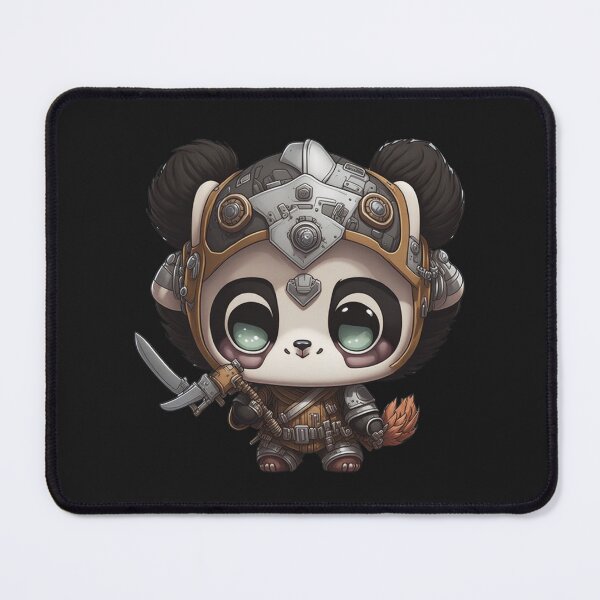 Item preview, Cute Pandalorian Panda Digital Chibi  Art designed and sold by ChibiArtline.