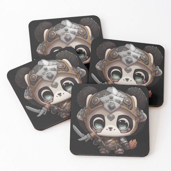 Item preview, Cute Pandalorian Panda Digital Chibi  Art designed and sold by ChibiArtline.