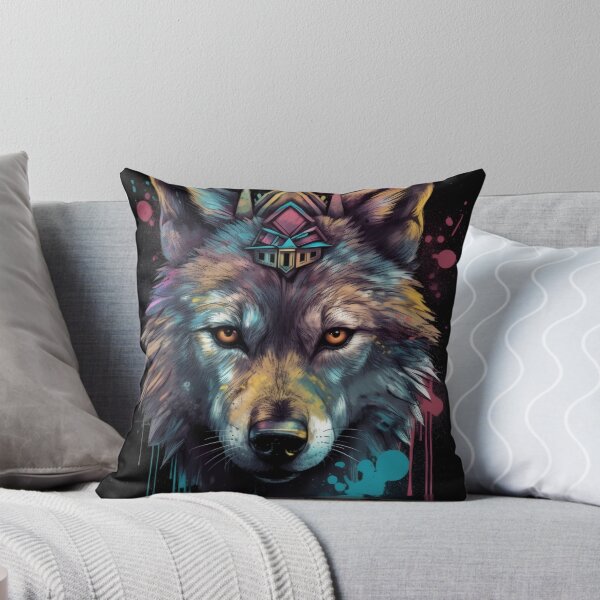 Item preview, Graffiti style wolf designed and sold by TheKingArtur.