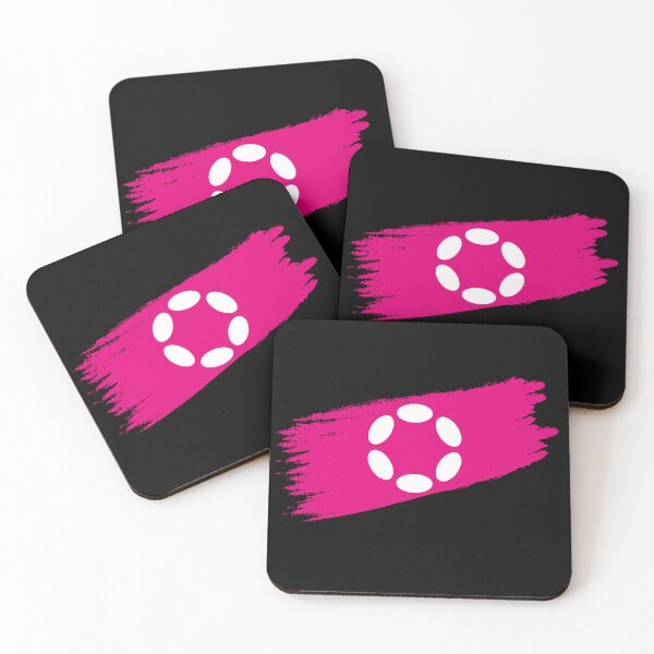Artikelvorschau, Polkadot DOT Crypto Altcoin - Rosa Pinselstrich entworfen und verkauft von CryptoMoods.