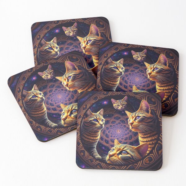 Item preview, Psychedelic Cat designed and sold by taoistviking.