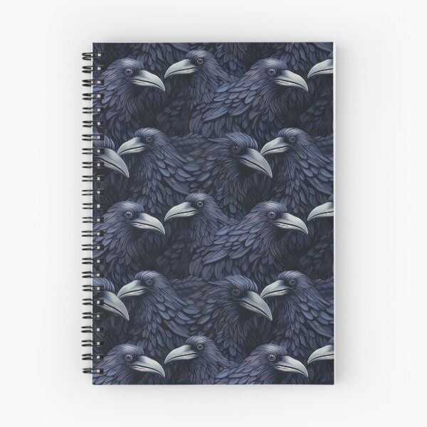 Item preview, Raven Heads Pattern designed and sold by TheThreePixels.