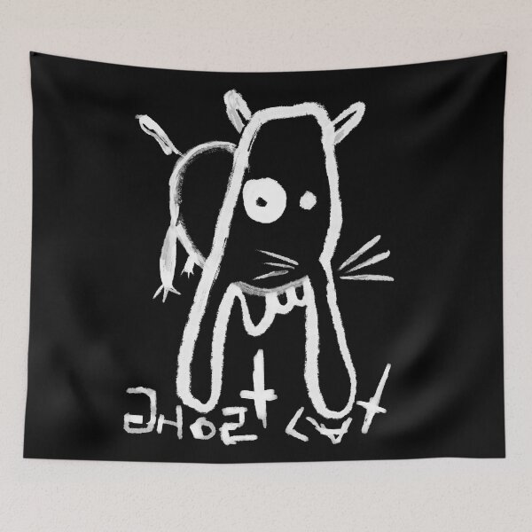 Item preview, ghost face Ghose cat designed and sold by Cat cut cop.
